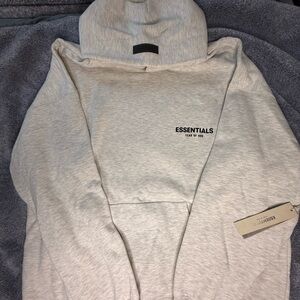 Essentials Hoodie light gray Size 2xl New 2024 Fear of God Sweatshirt